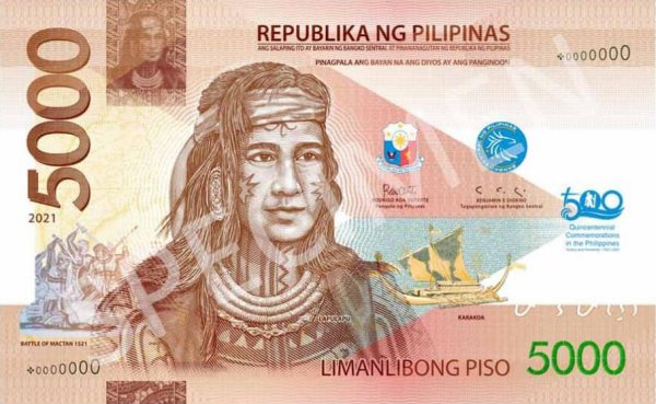 New PHP 5000 bill