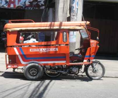 A Motorela in Cagayan de Oro. A Motorela in Cagayan de Oro.